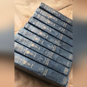Blue Hardcover 1904 Set Of Edgar Allen Poe Books (Books 2-10)